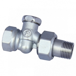Клапан запорный Ду20 угловой R14X034 Giacomini
