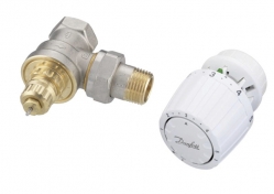 Комплект терморегулятора RA-G/RA 2940 20 угловой двухтрубный Danfoss