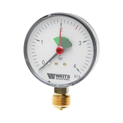 Манометр радиальный с указателем предела F+R201 (MHR) 63-3/8- 4 bar WATTS