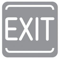 Mosaic Этикетка Exit 2м