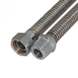Подводка для газа нержавеющая Tuboflex М1/2"-Н1/2" L=3,0м
