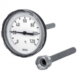 Термометр биметаллический тип А50.20 0/120С Дк63 L=60 G1/2A rue 12013692 Wika