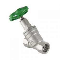 Вентиль прямоточный VALTEC запорно-регулировочный 1/2" (МОДЕЛЬ 12г) артикул VT.052.NO.04