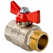 Кран шаровый VALTEC BASE, рукоятка бабочка 3/4" муфта-резьба артикул VT.218.N.05