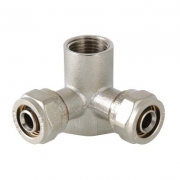 Водорозетка обжимная проходная 20х1/2" артикул VTm.334.N.200420 VALTEC
